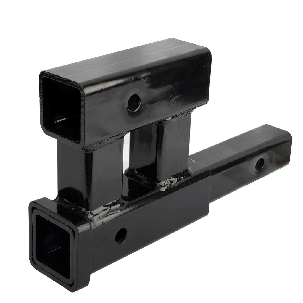 2 inch Dual Hitch Receiver Extension Adapter Trailer Towing Extender 4000 lbs 2