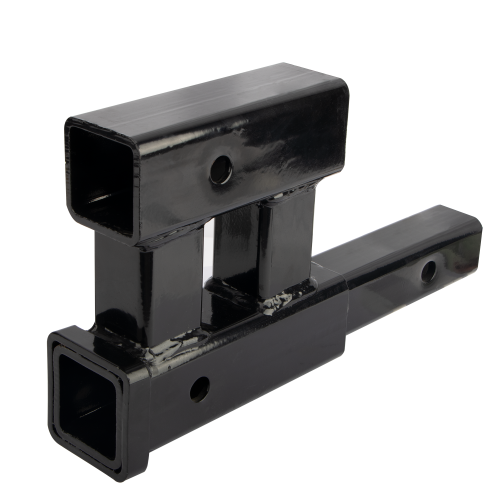 2-inch Dual Hitch Receiver Extension Adapter Trailer Towing Extender, 4000 lbs